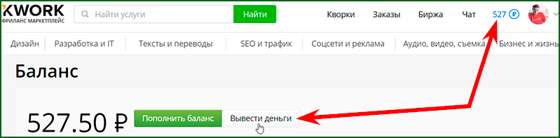вывод денег с кворк